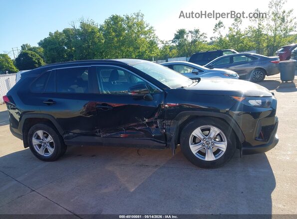 2T3MWRFV6KW014264 2019 TOYOTA RAV4 HYBRID Black Widok wnętrza z tyłu