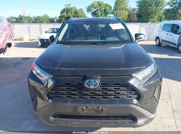 2T3MWRFV6KW014264 2019 TOYOTA RAV4 HYBRID Black Widok zestawu wskaźników