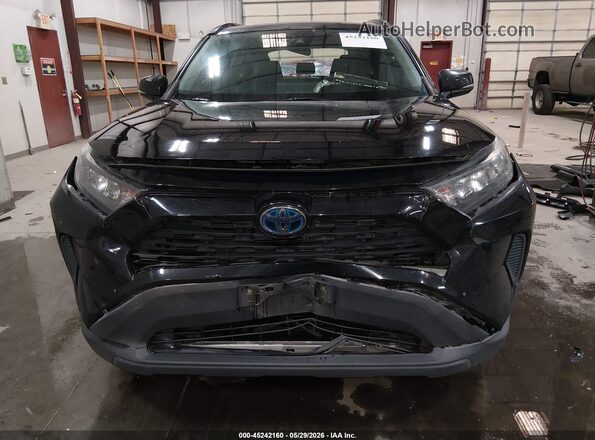 2T3MWRFV6KW038631 2019 TOYOTA RAV4 HYBRID Black Rear interior view