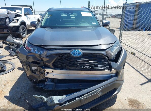 2T3MWRFV7LW080405 2020 TOYOTA RAV4 HYBRID Gray Front view