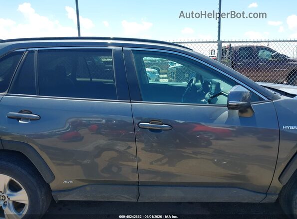 2T3MWRFV7LW080405 2020 TOYOTA RAV4 HYBRID Gray Rear interior view