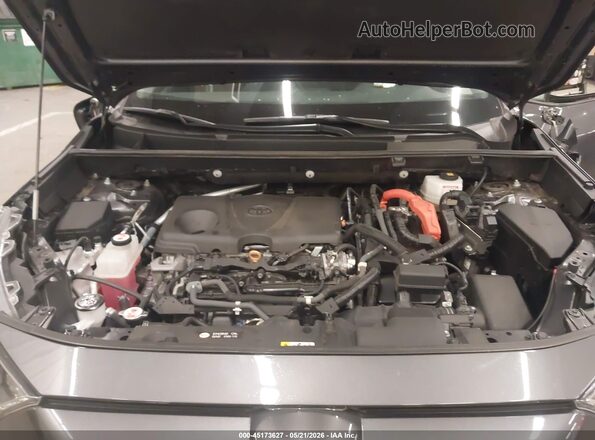 2T3MWRFV8NW131252 2022 TOYOTA RAV4 HYBRID Gray უკანა ხედი