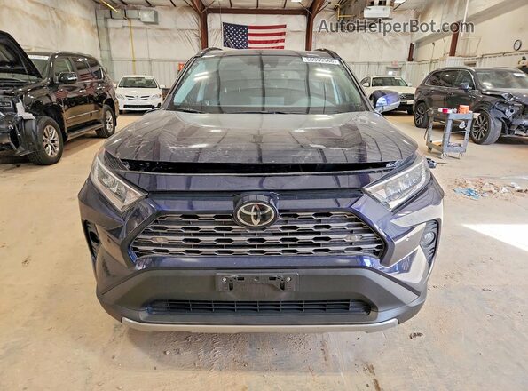 2T3N1RFV0KW077119 2019 TOYOTA RAV4 Синий Вид спереди