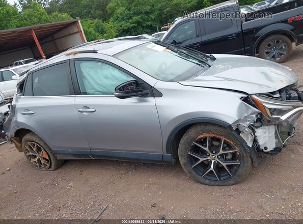 2T3NFREV3HW405063 2017 TOYOTA RAV4 Silver Rear interior view