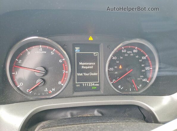 2T3NFREVXGW261669 2016 TOYOTA RAV4 Silver Instrument cluster view