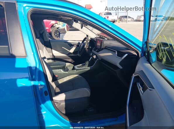 2T3P1RFV0KW052178 2019 TOYOTA LE Blue Widok wnętrza z przodu