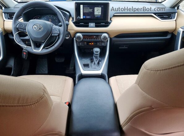 2T3P1RFV0SC548552 2025 TOYOTA RAV4 White Dashboard view