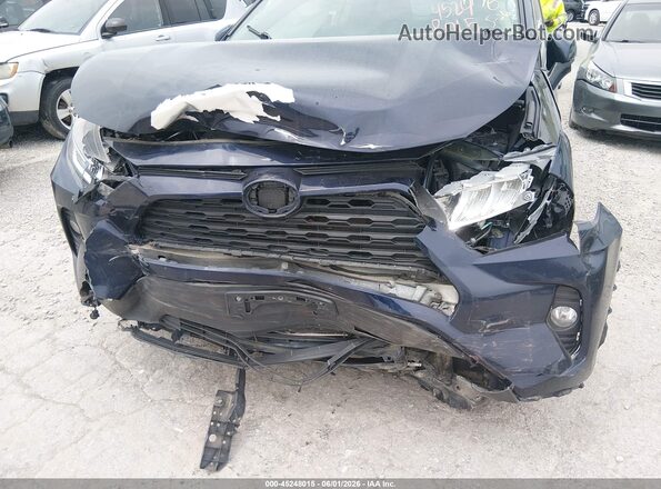2T3P1RFV3LC111176 2020 TOYOTA RAV4 Blue Vista frontal