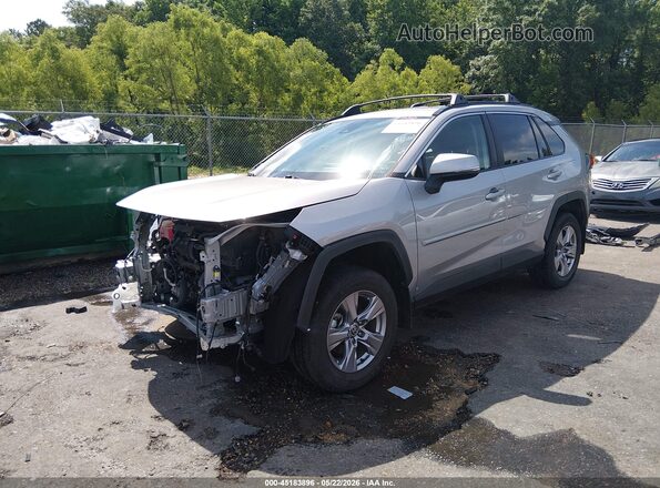 2T3P1RFV3NC274686 2022 TOYOTA RAV4 Silver Առջևի ձախ երեք քառորդ տեսարան