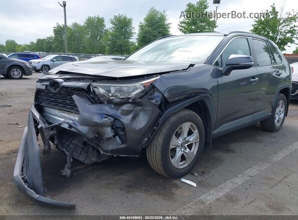 2T3P1RFV4KW038638 2019 TOYOTA RAV4 Gray წინა მარცხენა ხედი სამი მეოთხედიდან