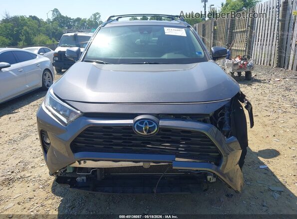 2T3P1RFV4MC250234 2021 TOYOTA RAV4 Gray Սալոնի հետևի տեսք