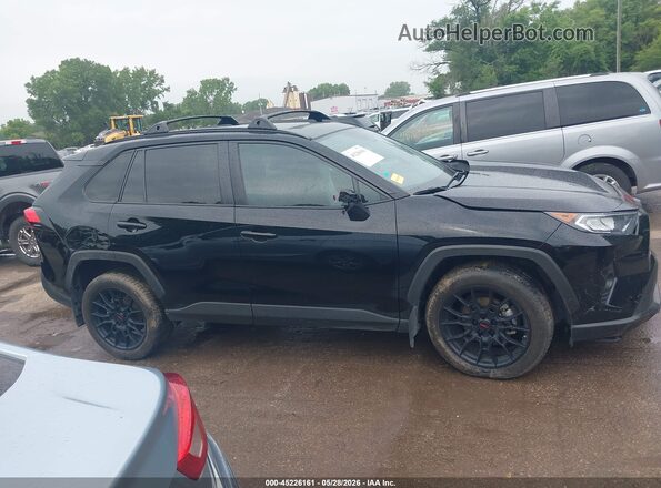 2T3P1RFV5KW049096 2019 TOYOTA RAV4 Black უკანა სალონის ხედი