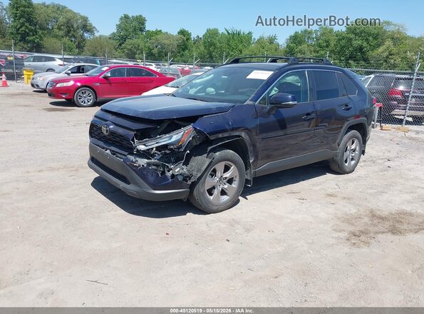 2T3P1RFV5NW281010 2022 TOYOTA RAV4 Blue Առջևի ձախ երեք քառորդ տեսարան