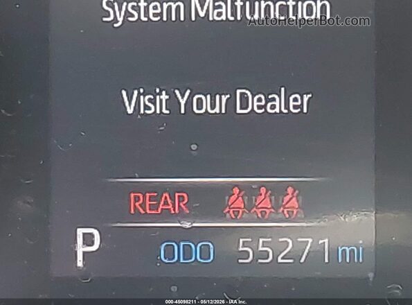 2T3P1RFV6LW098034 2020 TOYOTA LE Dark Blue 