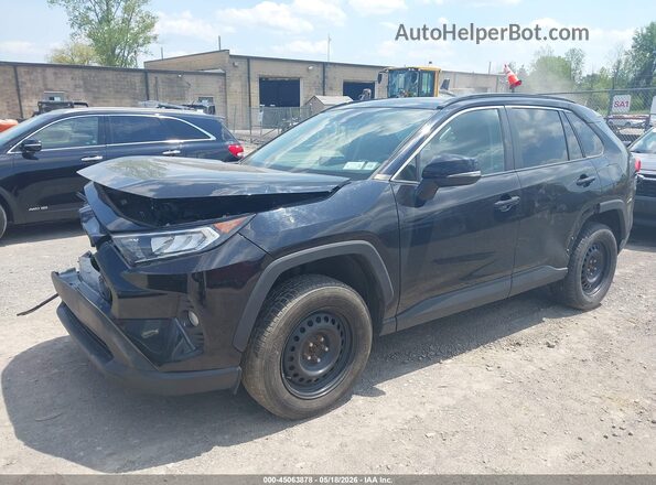 2T3P1RFV7LW135818 2020 TOYOTA RAV4 Черный Передняя левая четверть