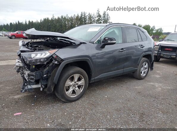 2T3P1RFV7MC249174 2021 TOYOTA RAV4 Gray წინა მარცხენა ხედი სამი მეოთხედიდან