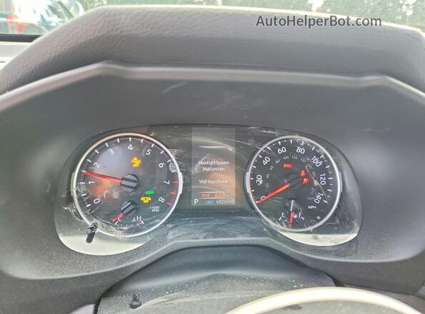 2T3P1RFV7MC251135 2021 TOYOTA RAV4 Black Widok zestawu wskaźników
