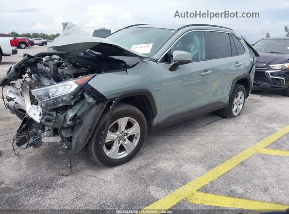 2T3P1RFV9MW172791 2021 TOYOTA RAV4 Gray Передня ліва чверть