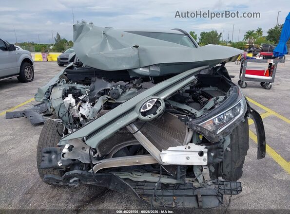 2T3P1RFV9MW172791 2021 TOYOTA RAV4 Gray Вид задньої частини салону