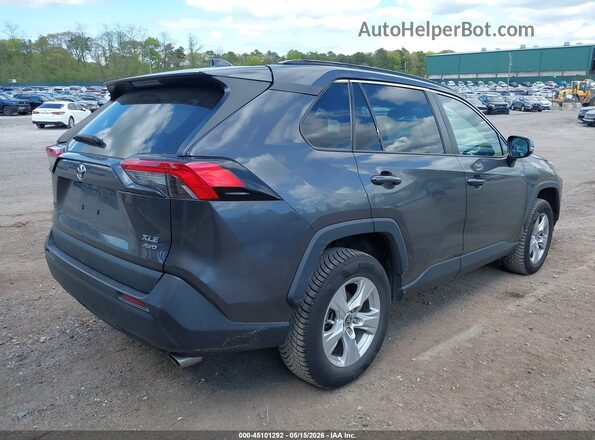 2T3P1RFV9MW185797 2021 TOYOTA RAV4 Gray Trasero derecho