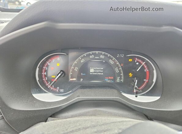 2T3P1RFV9SW523292 2025 TOYOTA LE Серый Вид щитка приборов