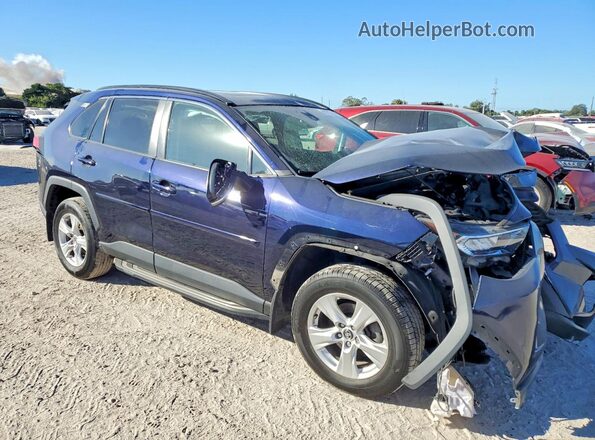 2T3P1RFVXLC088639 2020 TOYOTA RAV4 Синий Передняя правая четверть