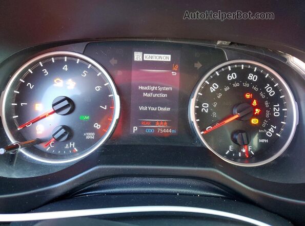 2T3P1RFVXLC088639 2020 TOYOTA RAV4 Синий Вид щитка приборов