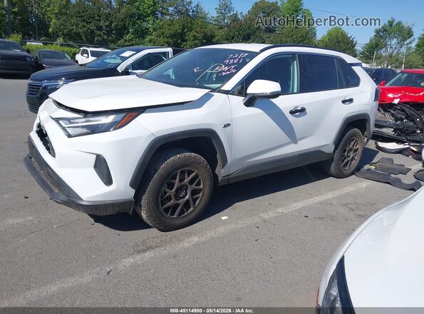 2T3P1RFVXPC329881 2023 TOYOTA RAV4 White წინა მარცხენა ხედი სამი მეოთხედიდან