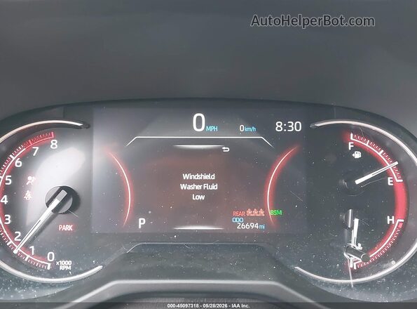 2T3P1RFVXPC378160 2023 TOYOTA LE White Հետևի նստատեղերի տեսք