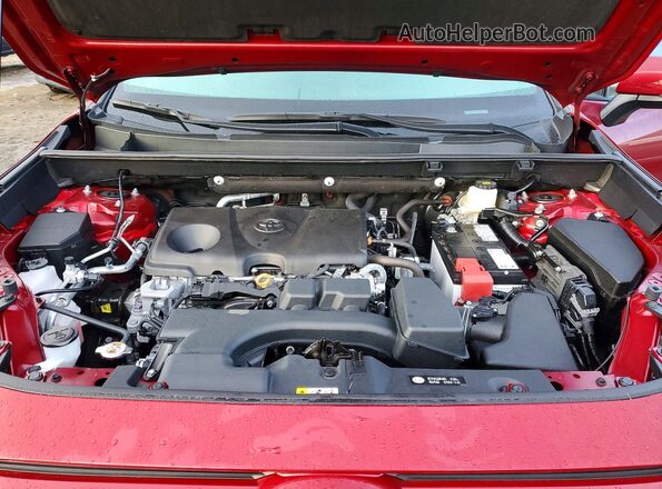 2T3P1RFVXPW336120 2023 TOYOTA LE Red ძრავის განყოფილების ხედი