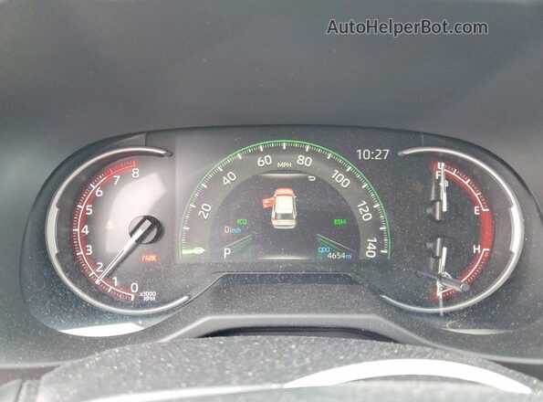 2T3P1RFVXSW514410 2025 TOYOTA RAV4 Red Widok zestawu wskaźników