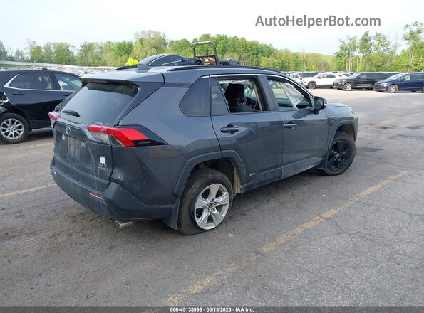 2T3R6RFV9MW014610 2021 TOYOTA RAV4 HYBRID Gray Rear right