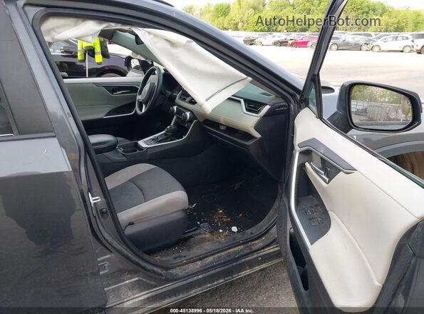 2T3R6RFV9MW014610 2021 TOYOTA RAV4 HYBRID Gray Front interior view