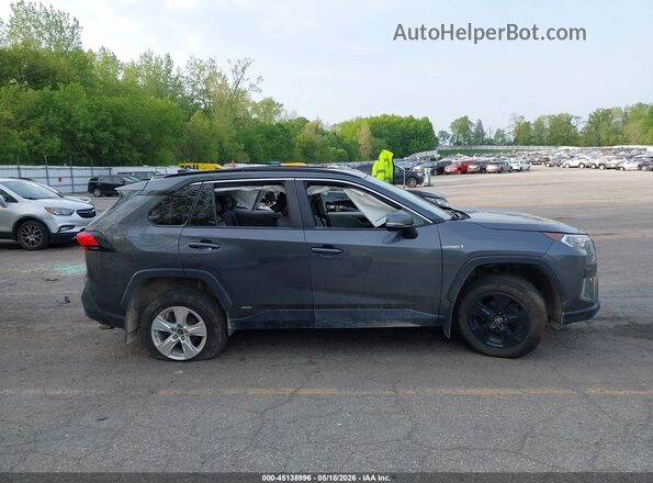 2T3R6RFV9MW014610 2021 TOYOTA RAV4 HYBRID Gray Rear interior view