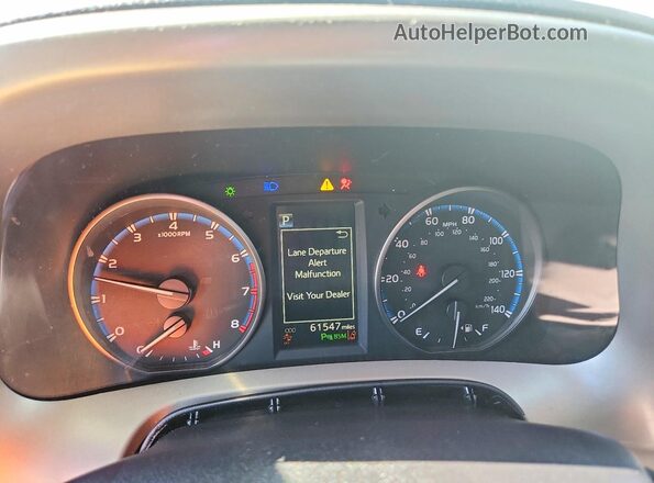 2T3RFREV1HW651028 2017 TOYOTA RAV4 Blue Widok zestawu wskaźników