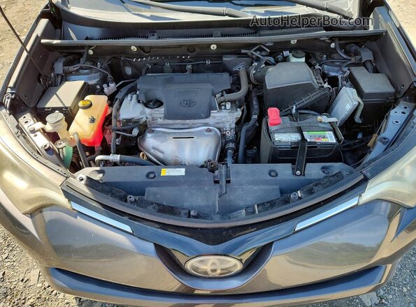 2T3RFREV2HW692302 2017 TOYOTA RAV Gray ძრავის განყოფილების ხედი