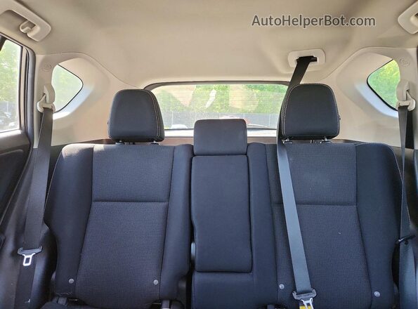 2T3RFREV2HW692302 2017 TOYOTA RAV Gray უკანა სავარძლების ხედი