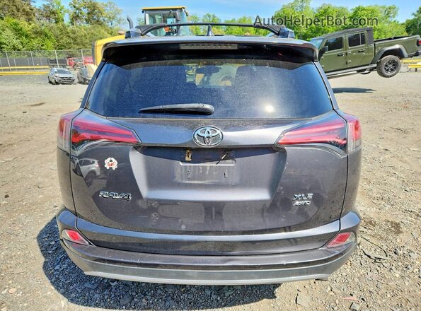 2T3RFREV2HW692302 2017 TOYOTA RAV Gray უკანა ხედი