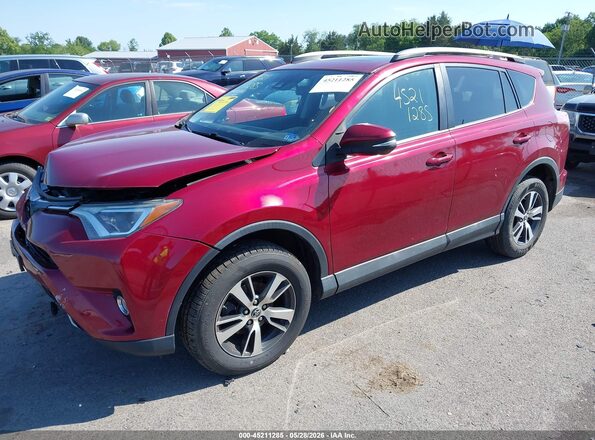 2T3RFREV2JW851907 2018 TOYOTA RAV4 Red 