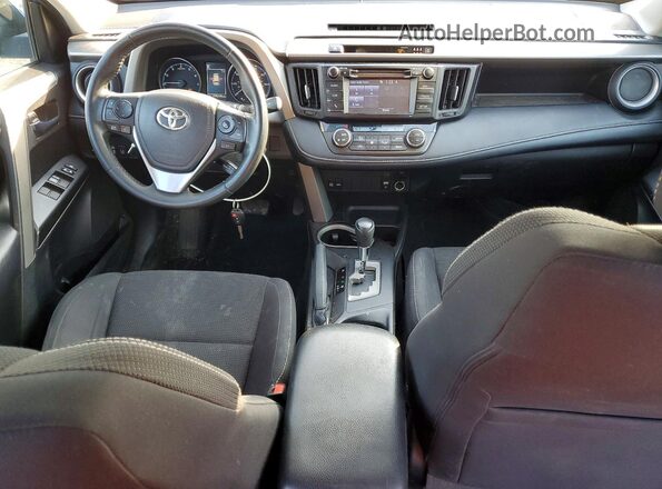 2T3RFREV3JW797968 2018 TOYOTA RAV4 Blue Dashboard view