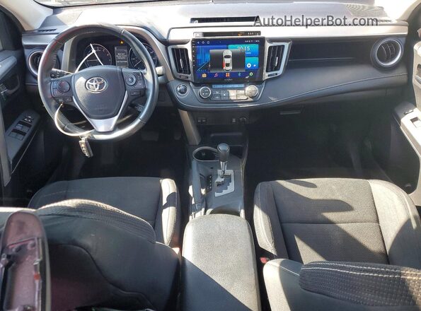 2T3RFREV4HW602681 2017 TOYOTA RAV4 Black Առջևի վահանակի տեսք