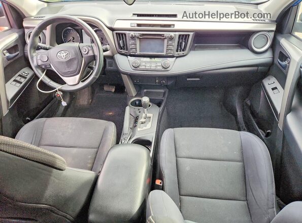 2T3RFREV5GW486552 2016 TOYOTA RAV4 Blue Dashboard view