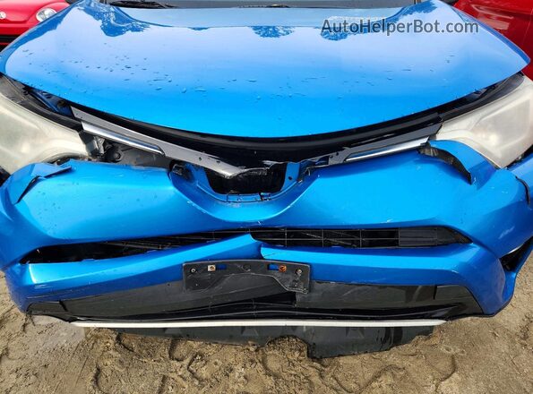 2T3RFREV5GW486552 2016 TOYOTA RAV4 Blue Engine compartment view