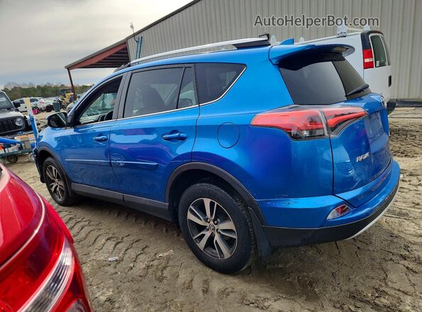 2T3RFREV5GW486552 2016 TOYOTA RAV4 Blue Rear left