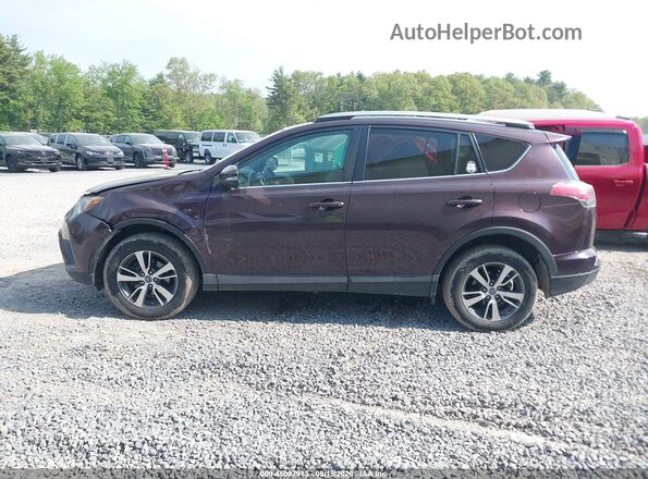 2T3RFREV5HW555399 2017 TOYOTA RAV4 Burgundy Սալոնի 360 աստիճան տեսք