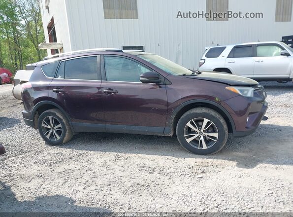 2T3RFREV5HW555399 2017 TOYOTA RAV4 Burgundy Սալոնի հետևի տեսք