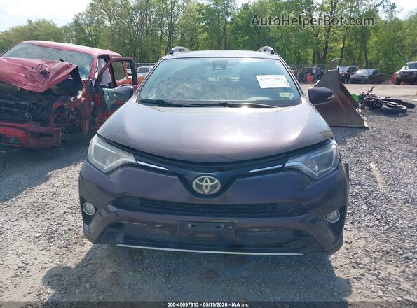 2T3RFREV5HW555399 2017 TOYOTA RAV4 Burgundy Սարքավորումների վահանակի տեսք