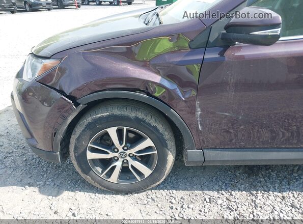 2T3RFREV5HW555399 2017 TOYOTA RAV4 Burgundy Դիմացի տեսք