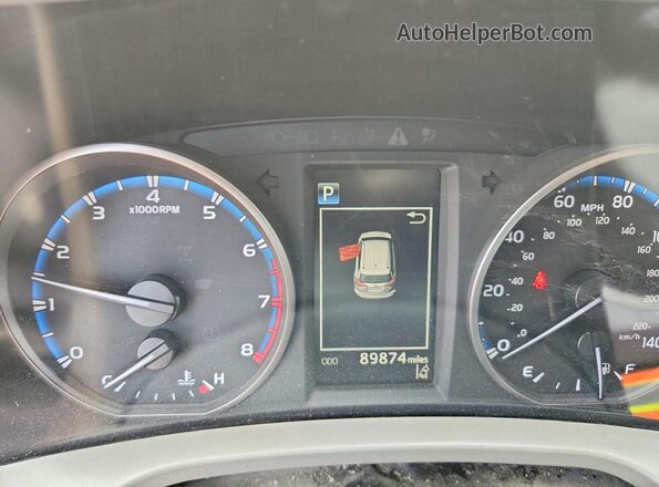 2T3RFREV6HW683957 2017 TOYOTA LE Silver Widok zestawu wskaźników