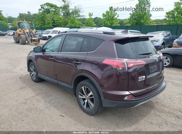 2T3RFREV6JW726828 2018 TOYOTA RAV4 Burgundy Tył lewy